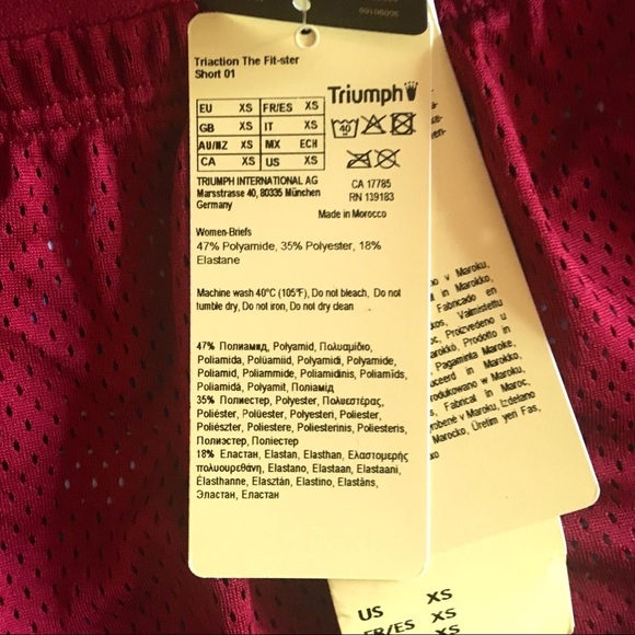 TRIUMPH TRIACTION The Fit-ster Short NWT wood red - Picture 5 of 7